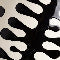 Tall Black And White Ceramic Vase