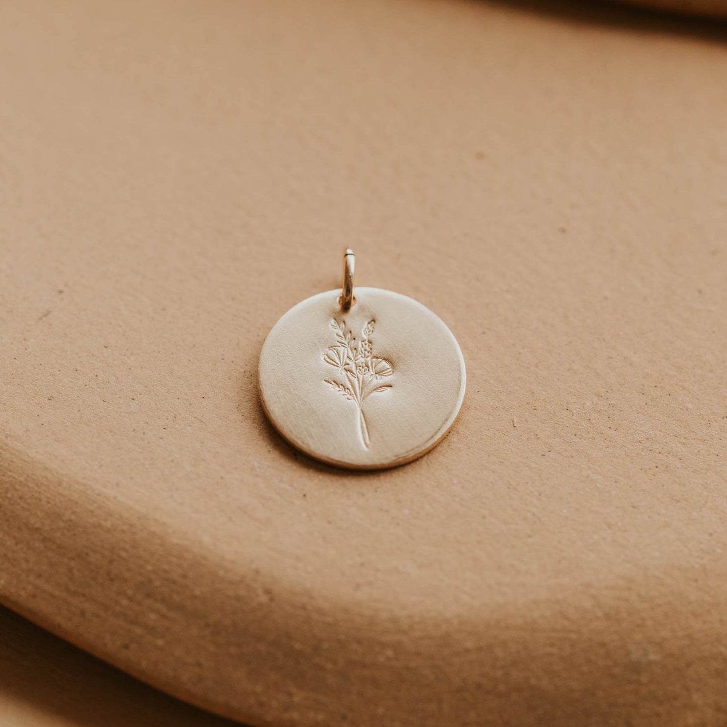 Raising Wildflowers Circle Pendant