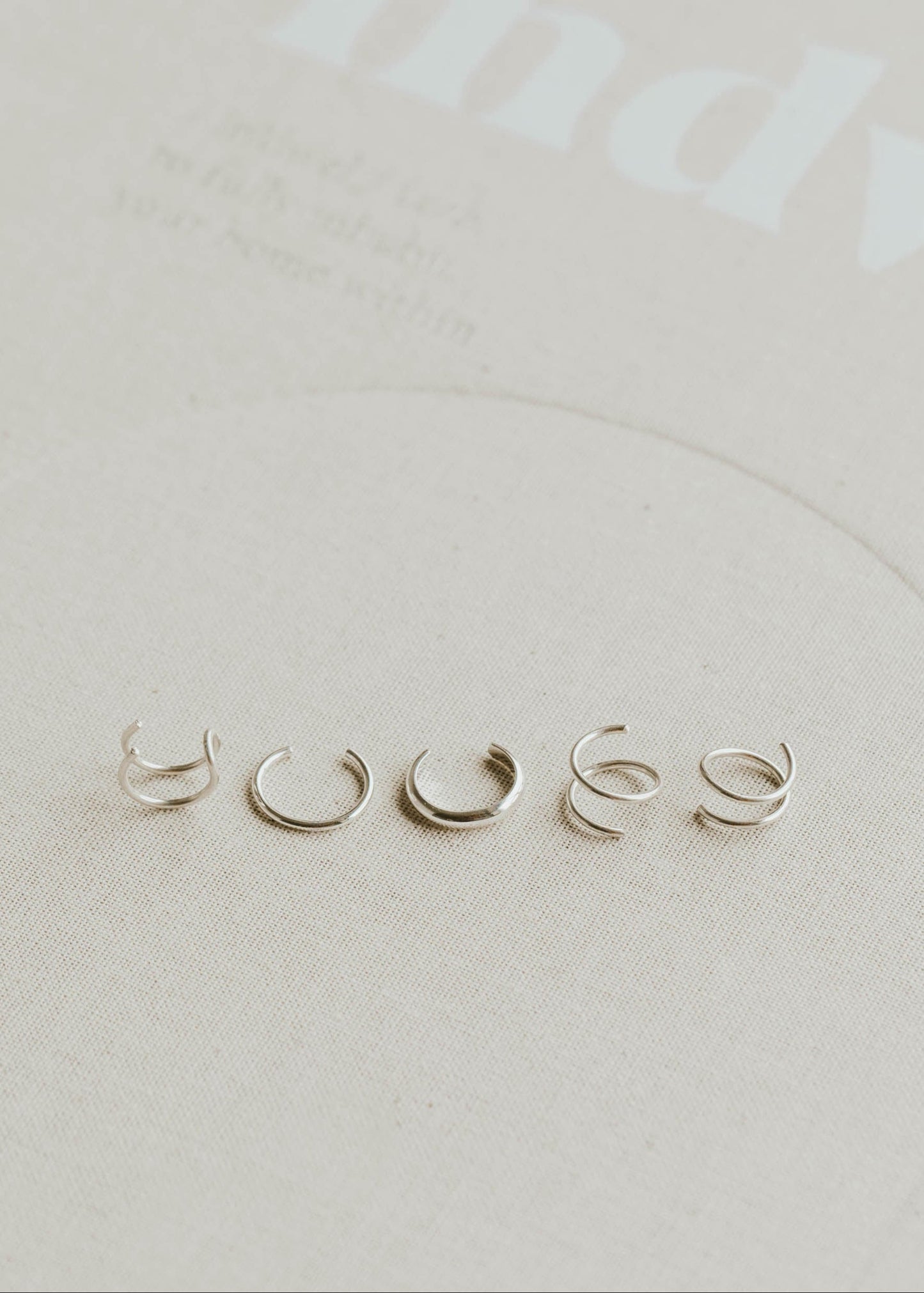 Piercings Optional Earring Set - Silver