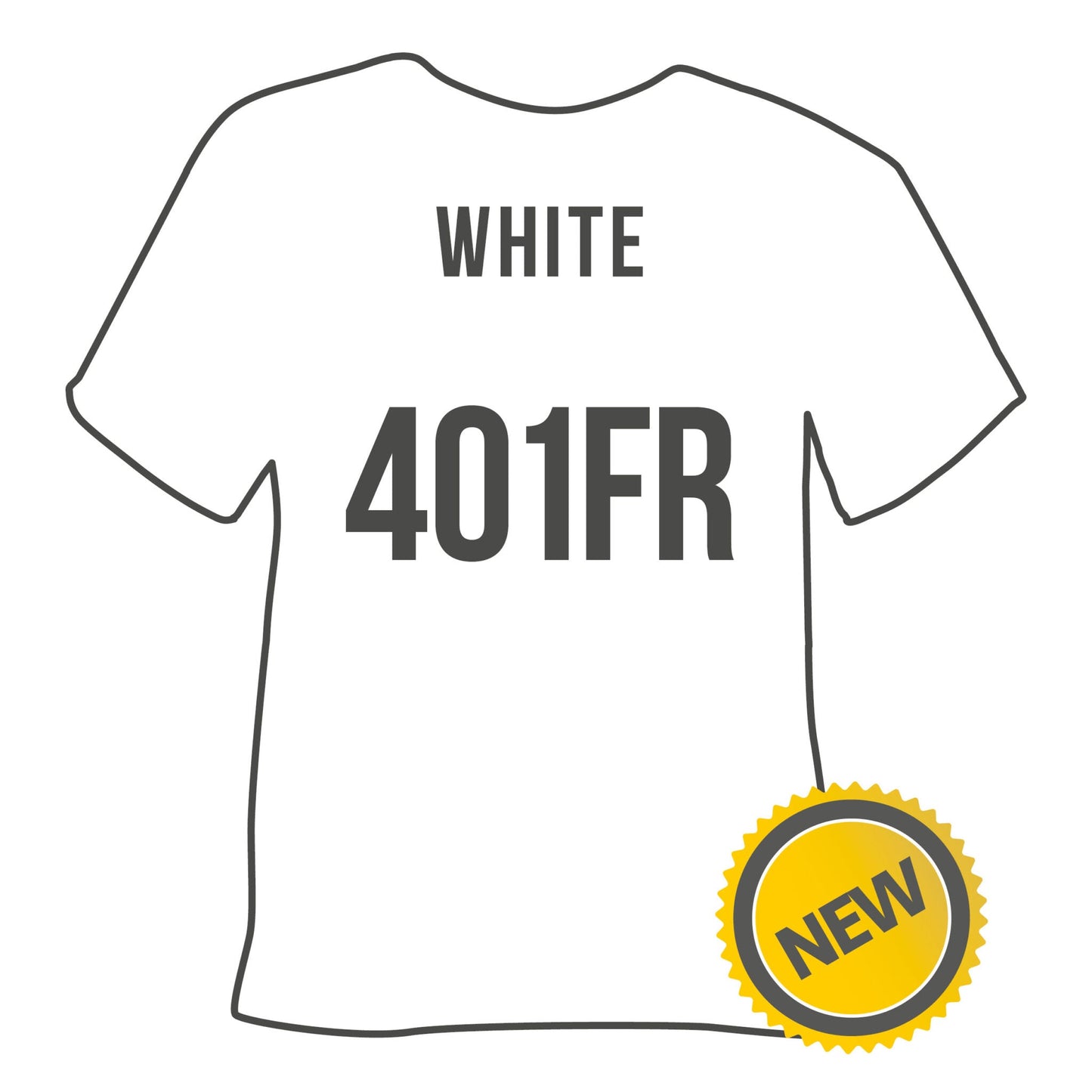 401FR White POLI-FLEX® FLAME RETARDANT HTV