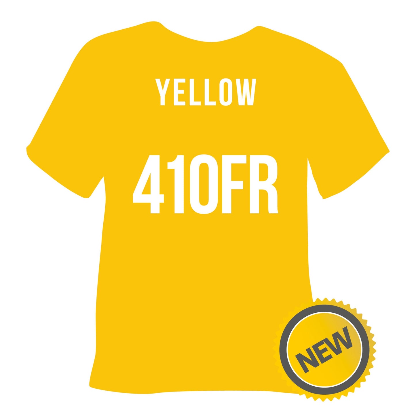 410FR Yellow POLI-FLEX® FLAME RETARDANT HTV