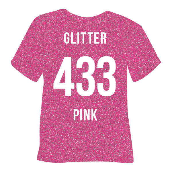 433 Pink POLI-FLEX® IMAGE GLITTER HTV
