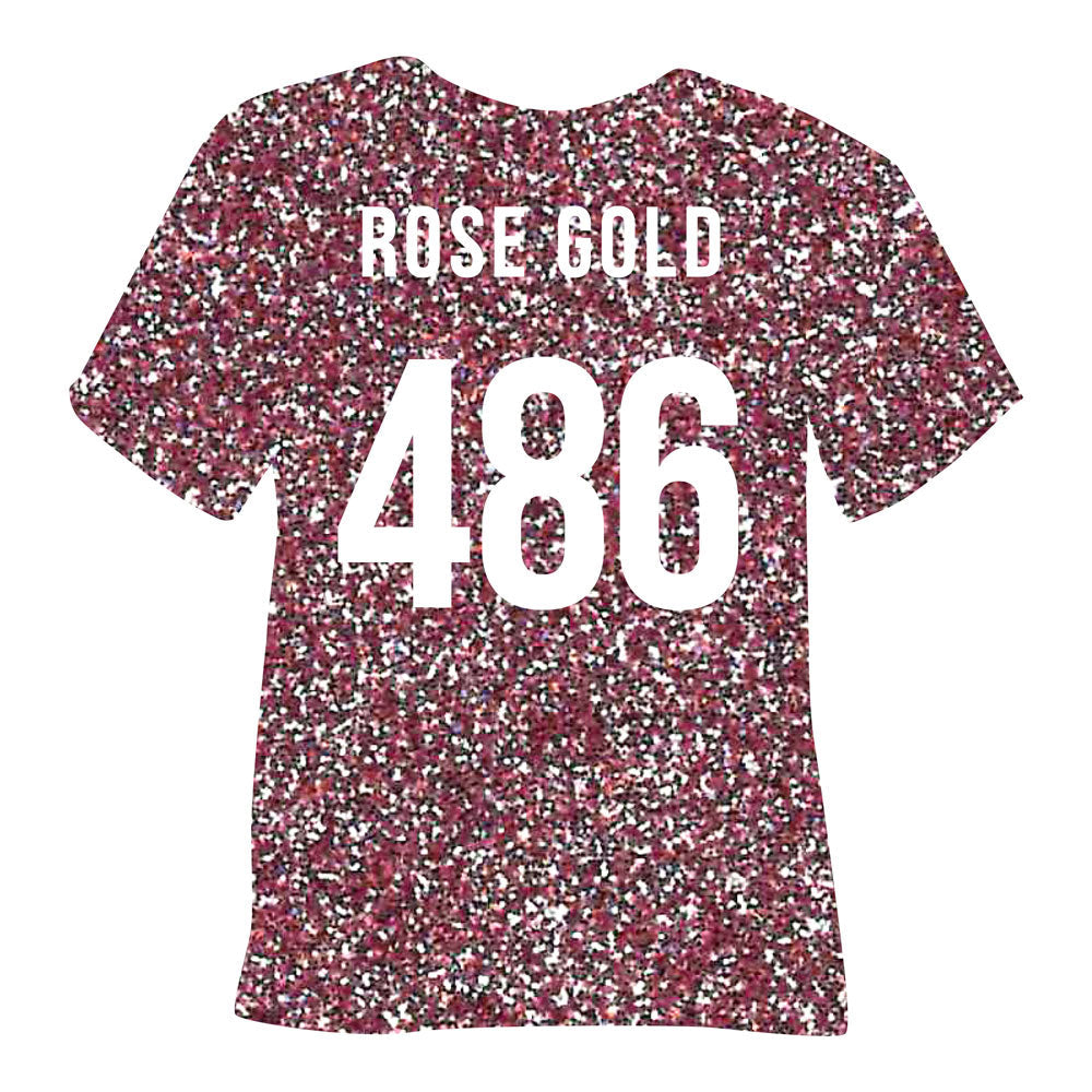 486 Rose Gold POLI-FLEX® PEARL GLITTER HTV