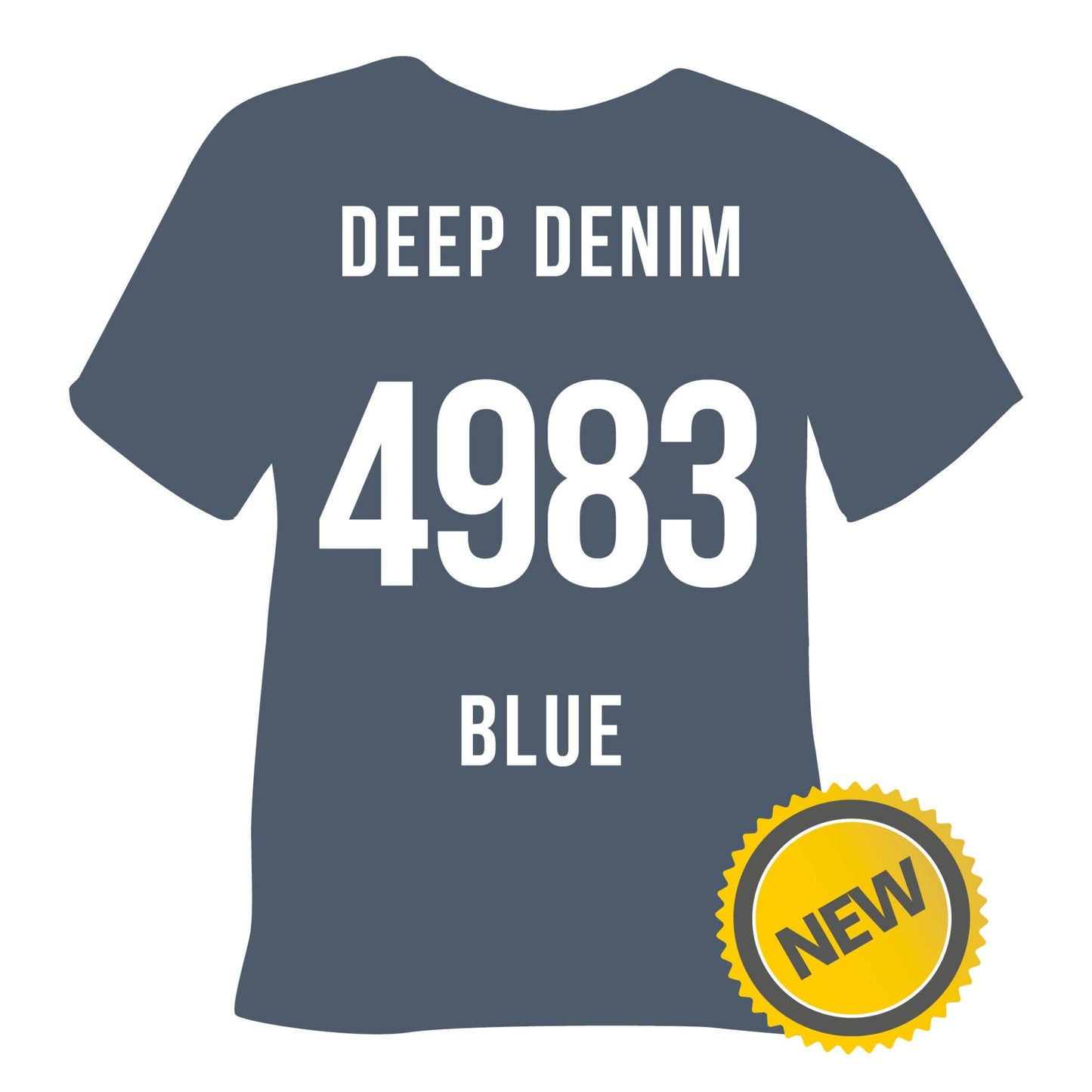 4983 Deep Denim Blue ThermoFlex Plus HTV (Poli-Flex Turbo)