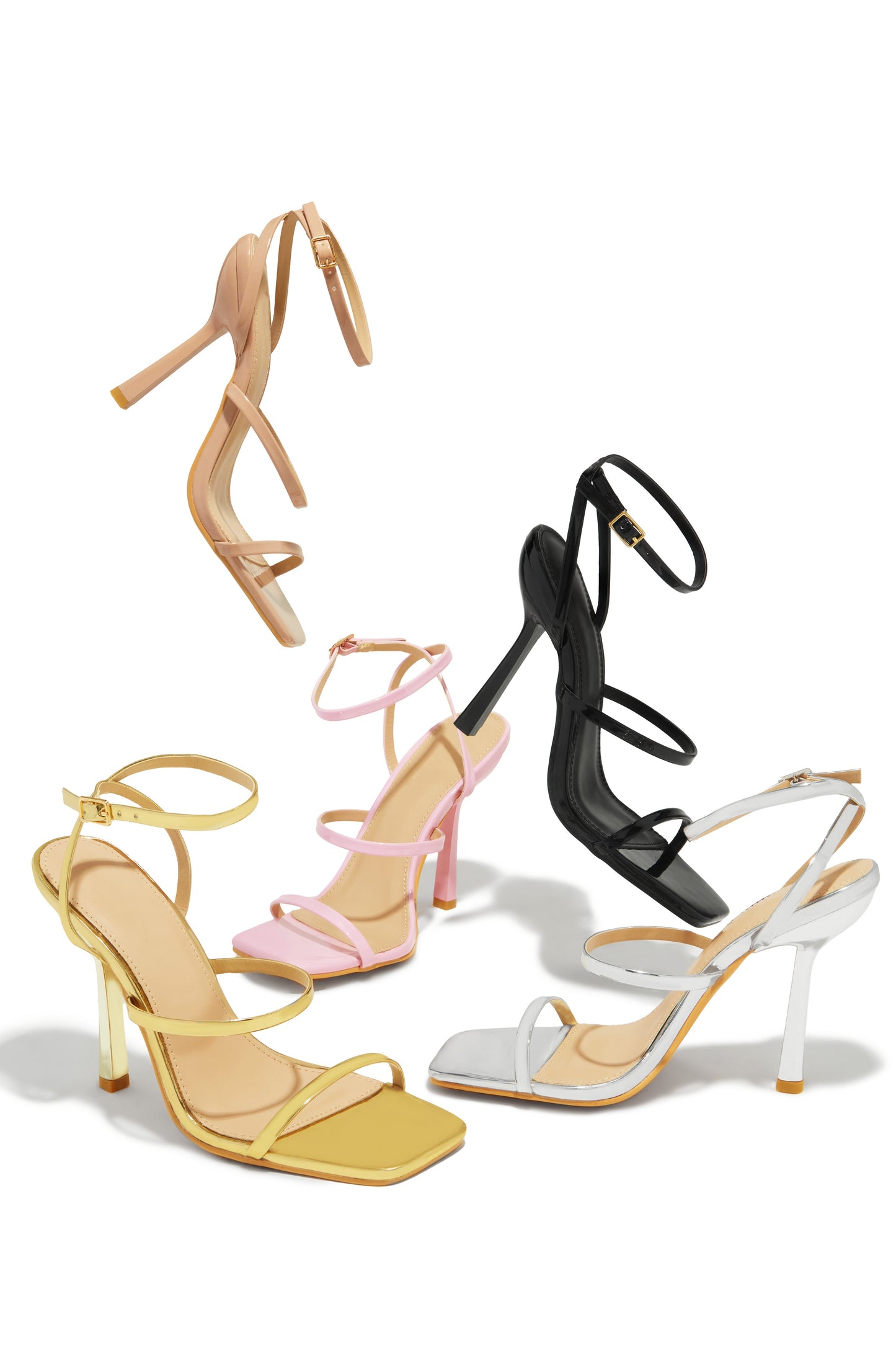 Jenny Single Sole High Heels - Nude