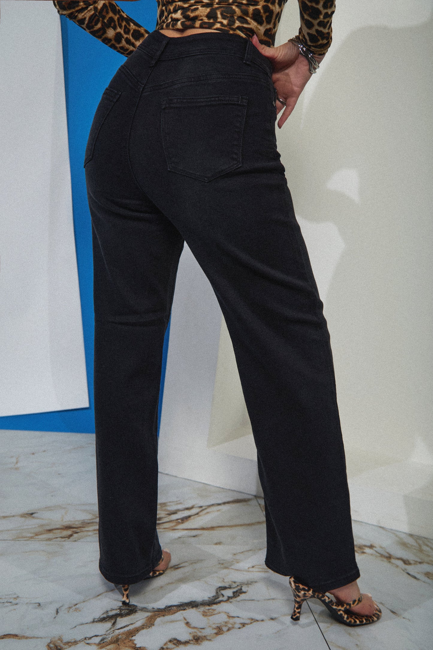 Laura Denim Pant - Black