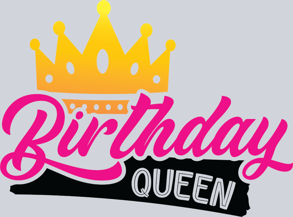 Birthday Queen Crown - STK00569 (DTF Transfers)