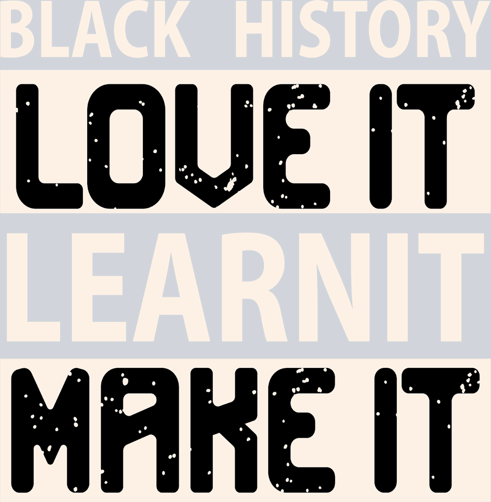 Black History Love It Learn It Make It - STK00741 (DTF Transfers)