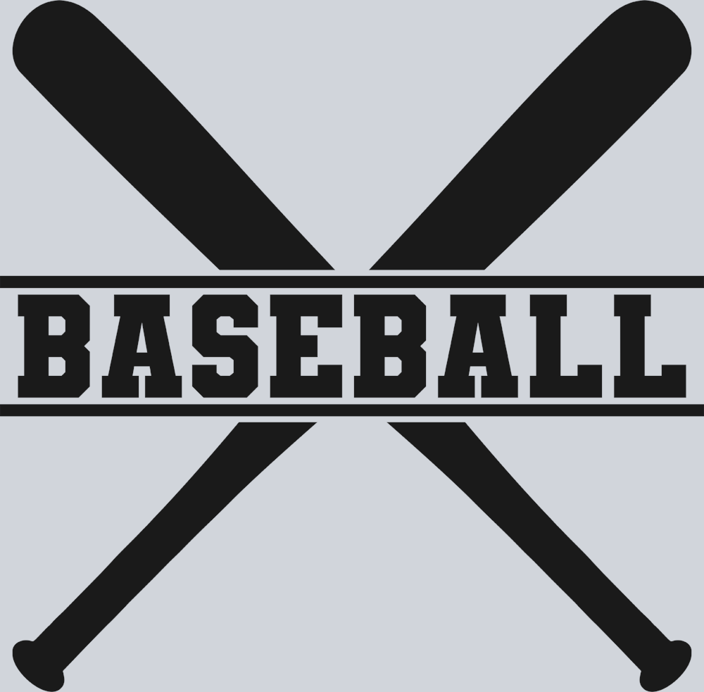Baseball 2 - Black - STK00394 (DTF Transfers)