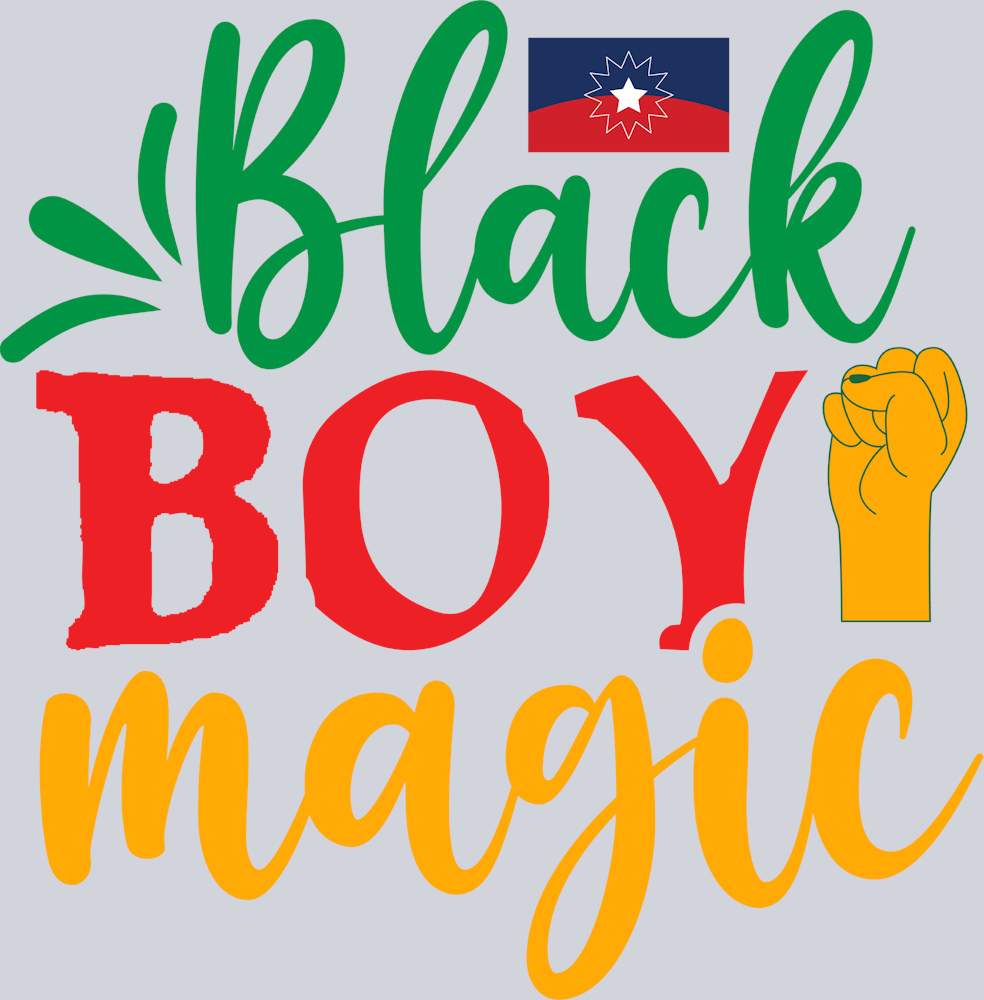 Black Boy Magic - STK00581 (DTF Transfers)