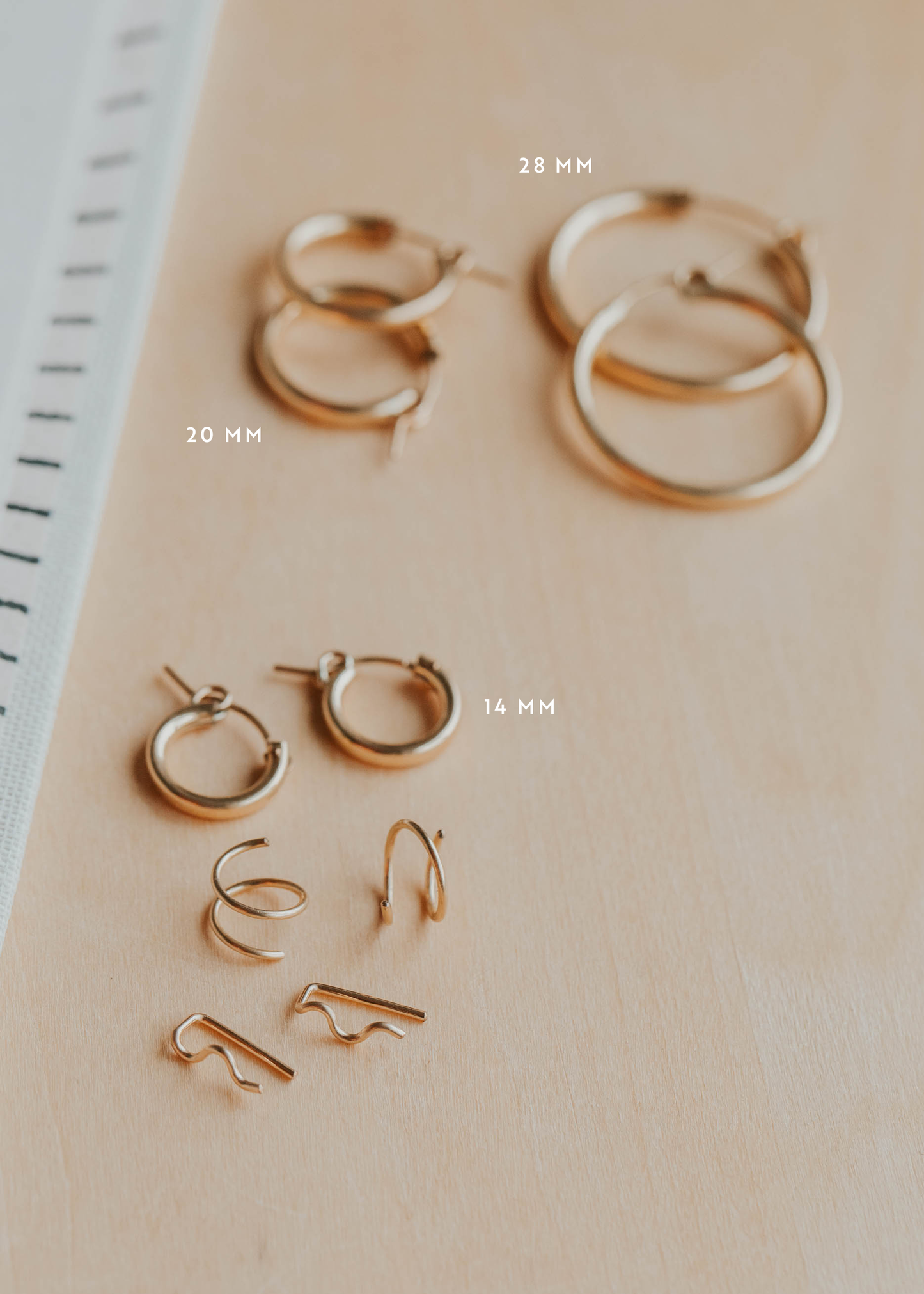 Hello Favorites Earring Set - Gold