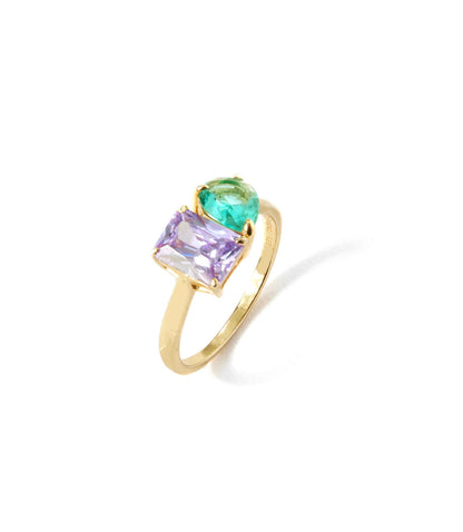Perfect Pair Gemstone Ring