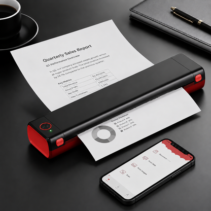 🔥🔥Portable Printer Wireless, Compatible With Phone & Laptop