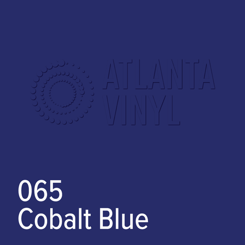 065 Cobalt Blue Oracal 651 Permanent Vinyl (24" Roll)