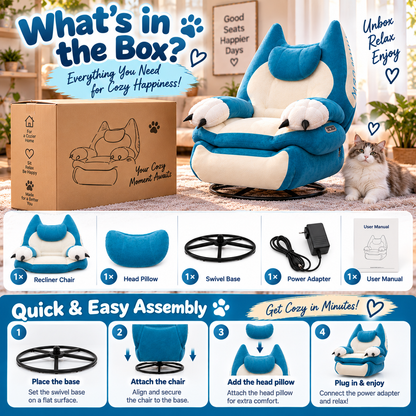 🎧Fat Cat Power Recliner🎮