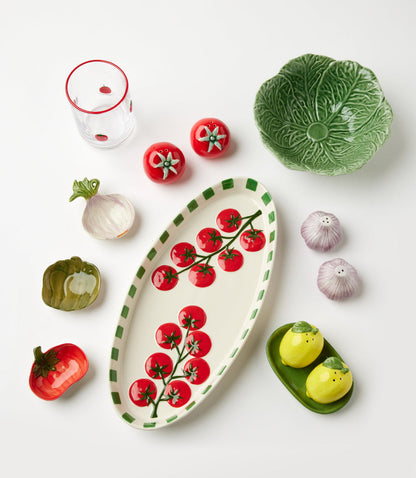 Garlic Salt And Pepper Shaker Set