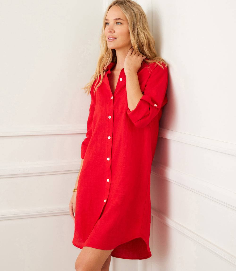 Linen Shirtdress