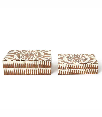 Large Mosaic Bone Decorative Box
