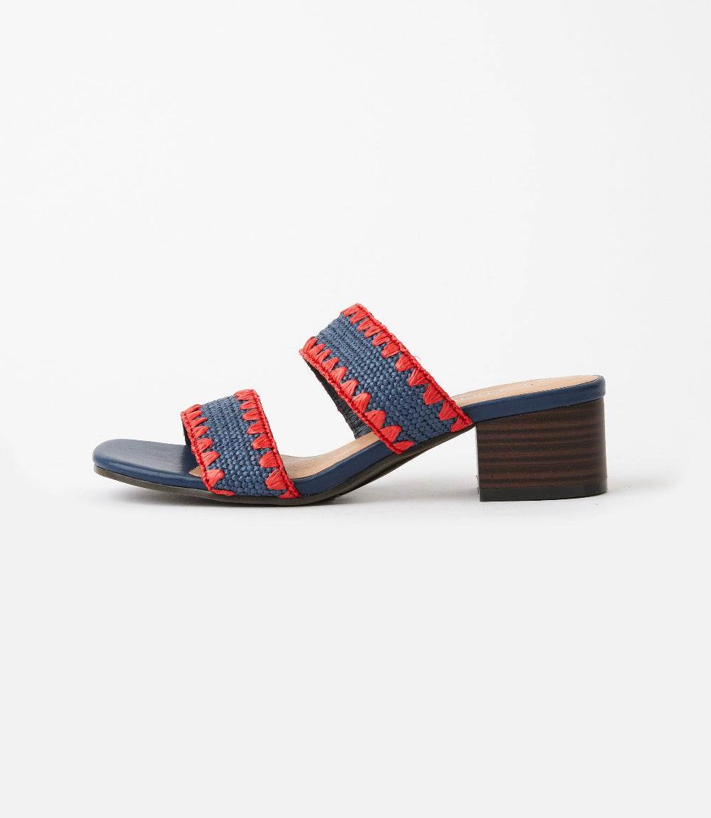 Seychelles Maui Raffia Mid Heel Sandals