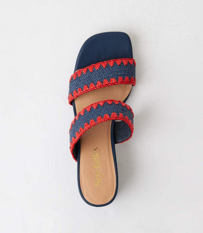 Seychelles Maui Raffia Mid Heel Sandals