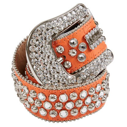 Orange Swarovski Belt
