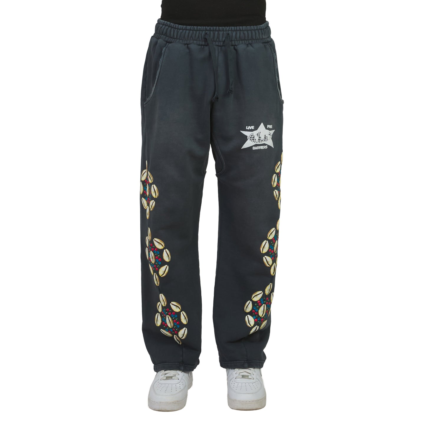 Cowrie Shell Sweatpant | Black