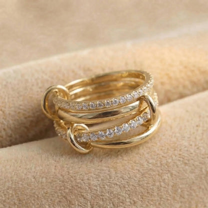 Becca Stacked Diamond Ring