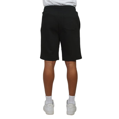 Double-Knit Embroidered Short | Black