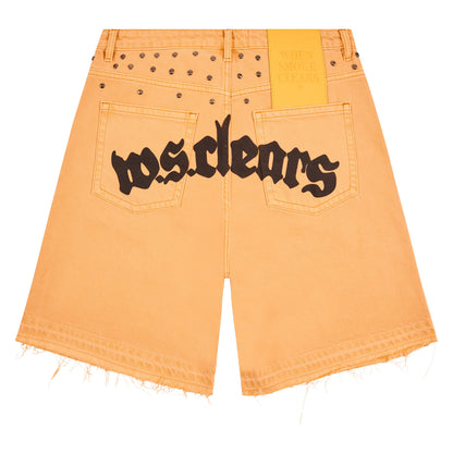 Halfstar Denim Short | Mellow Orange/Black