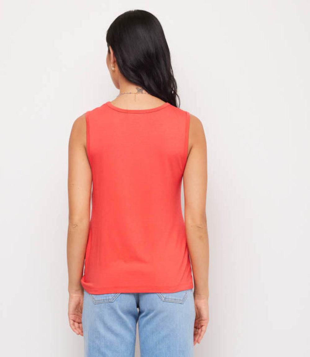 Sleeveless Pick-Up Top