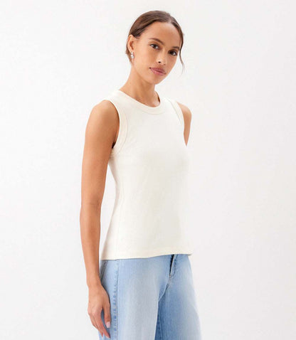 Ribbed Crewneck Tank