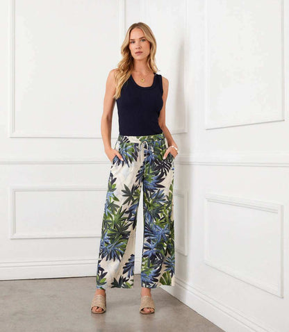 Petite Size Drawstring Ankle Pants
