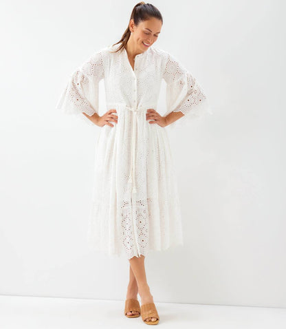 Tiered Midi Dress