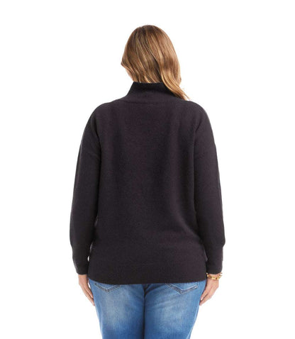 Plus Size Shawl Collar Sweater