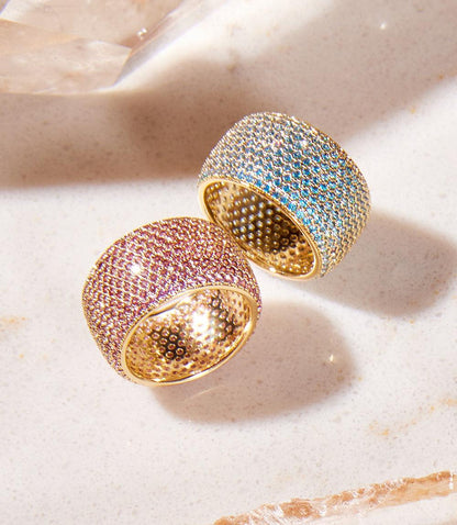 Colorful Crystal Ring