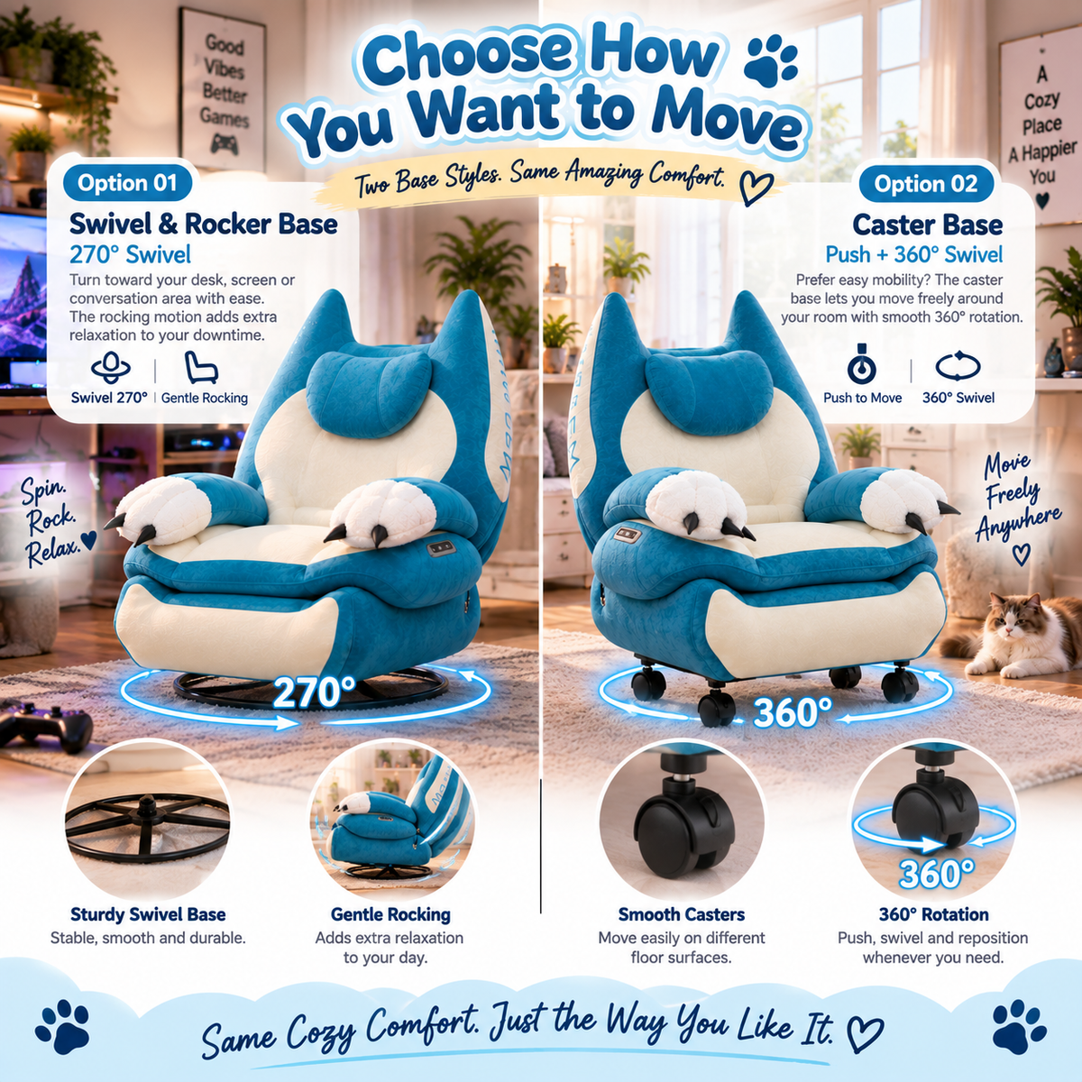 🎧Fat Cat Power Recliner🎮