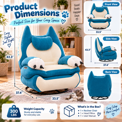 🎧Fat Cat Power Recliner🎮