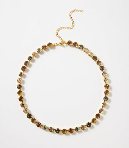 Gemstone Tennis Necklace