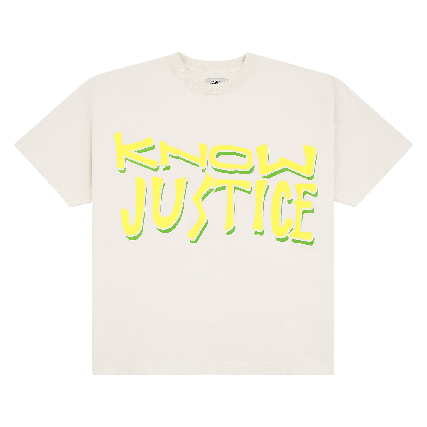 Know Justice Know Peace Tee | White