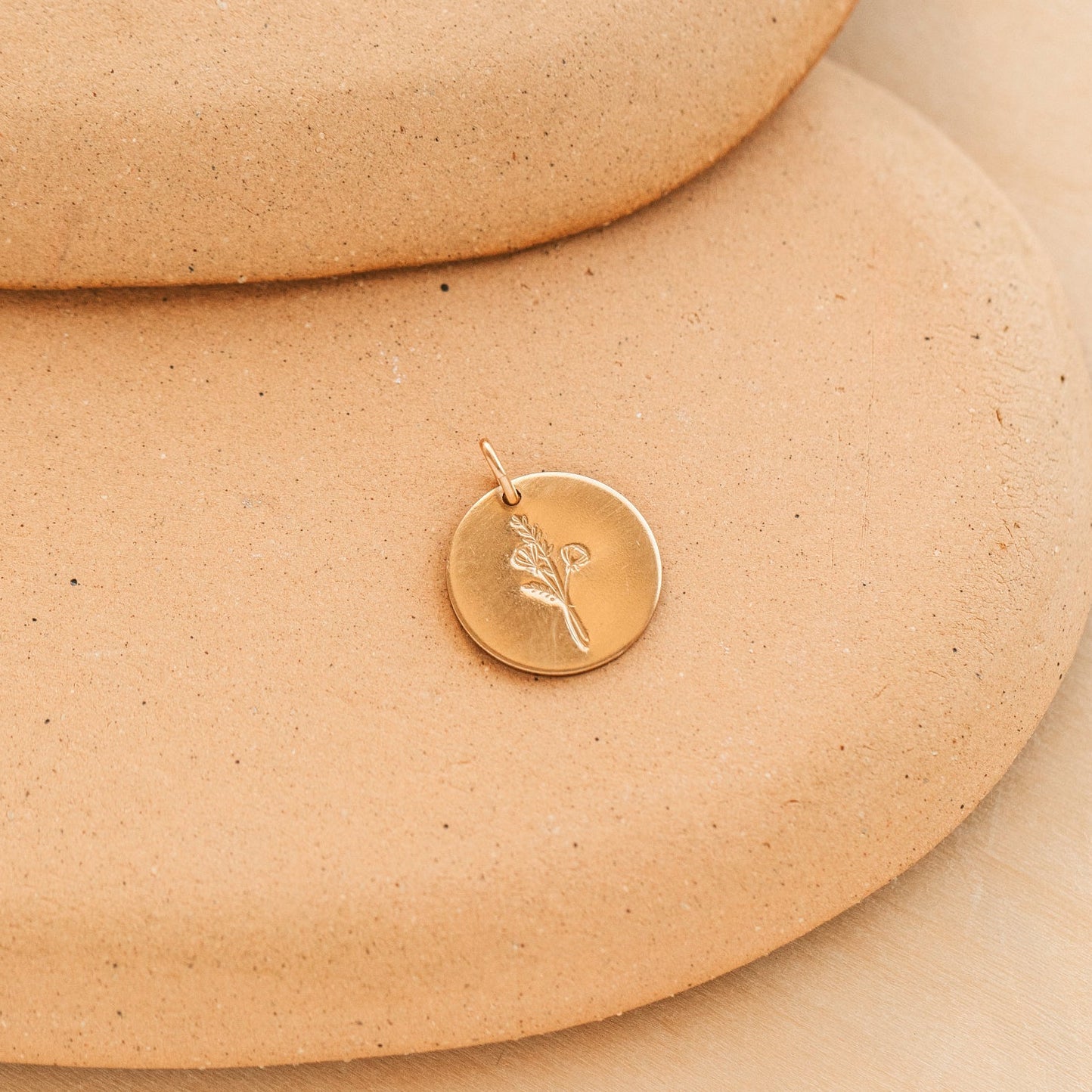 Raising Wildflowers Circle Pendant