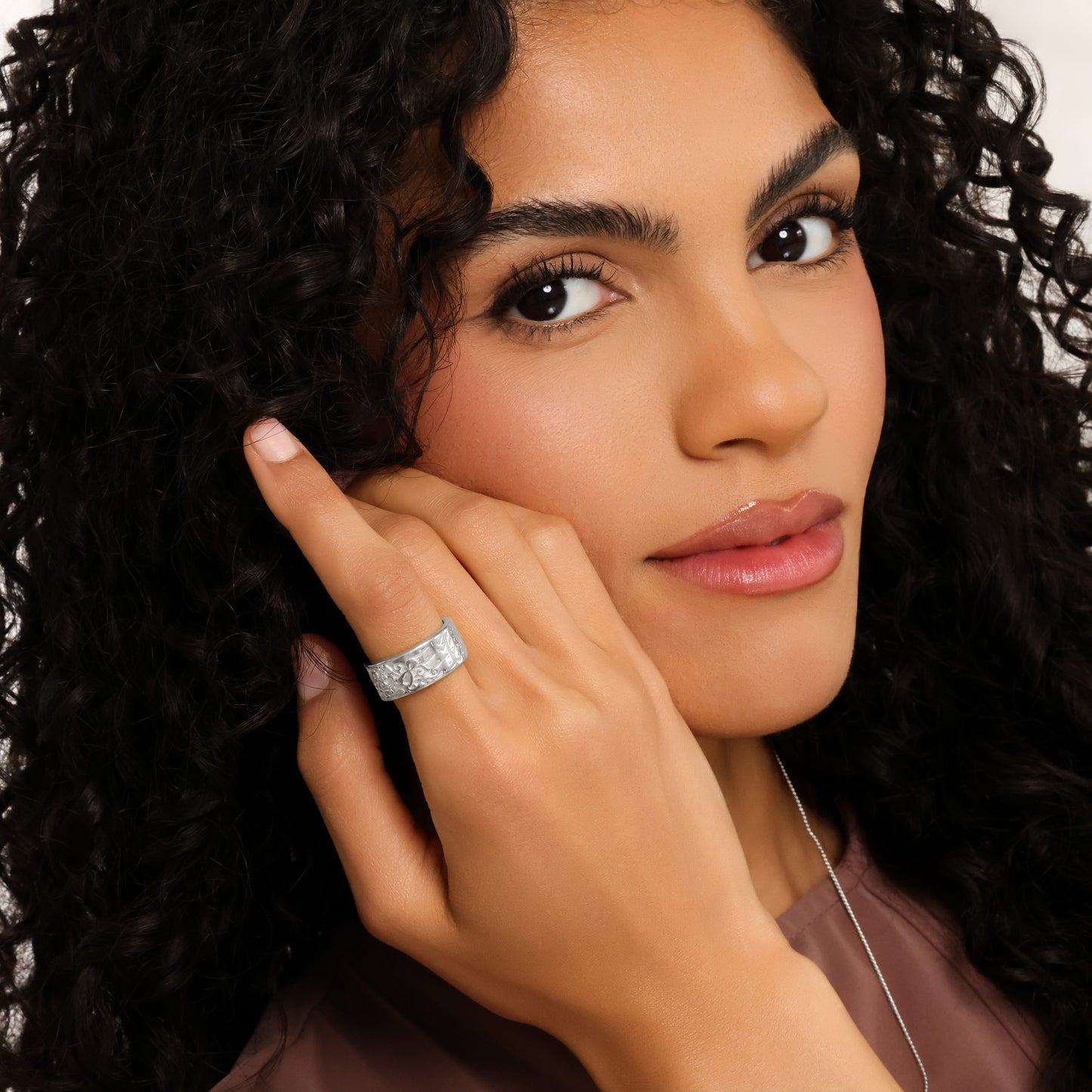 Be Happy About Today Poem Ring
