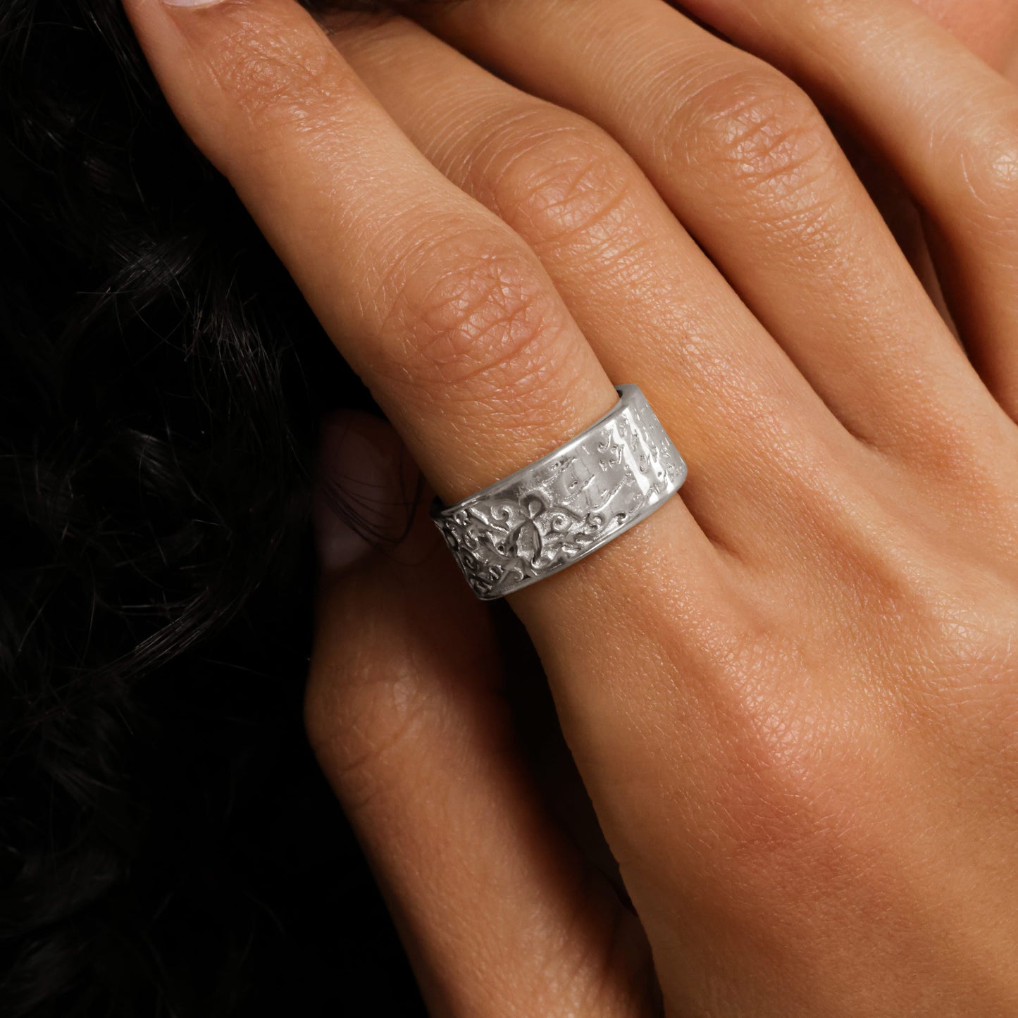 Be Happy About Today Poem Ring
