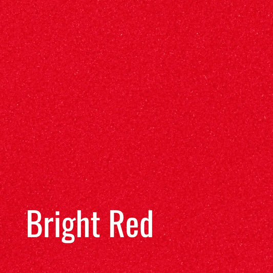 15" Bright Red - Siser StripFlock Pro Heat Transfer Vinyl (HTV)