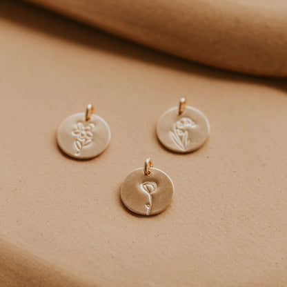 Birth Flower In Bloom Charm