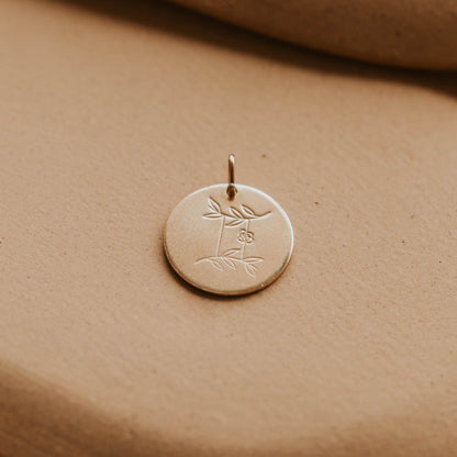 Zodiac In Bloom Charm