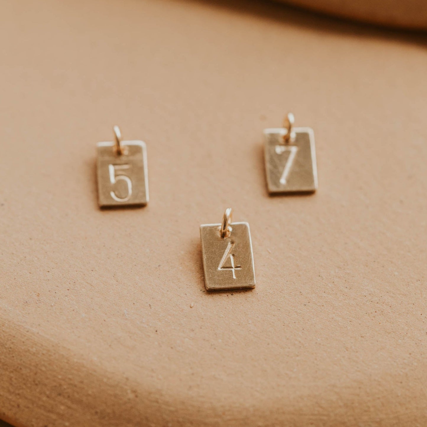 Digits Tag Charm