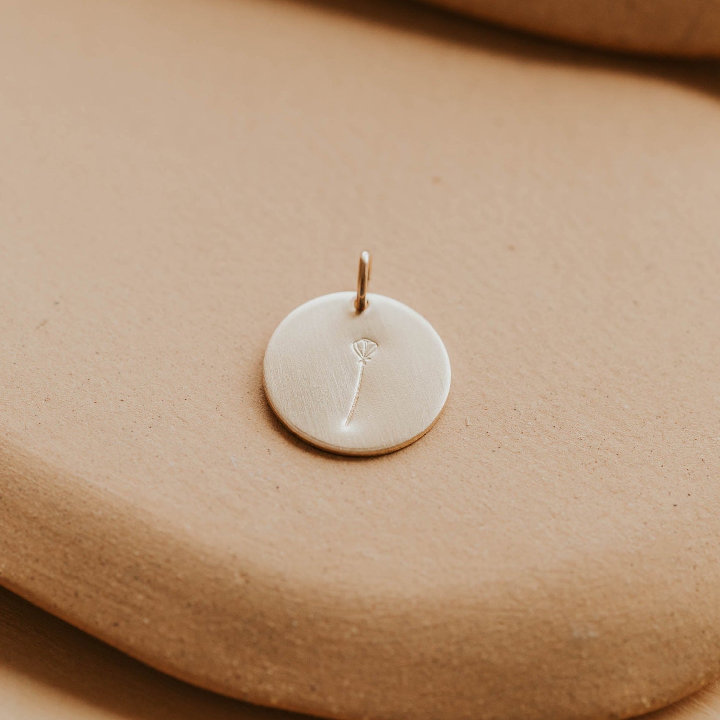 Raising Wildflowers Circle Pendant