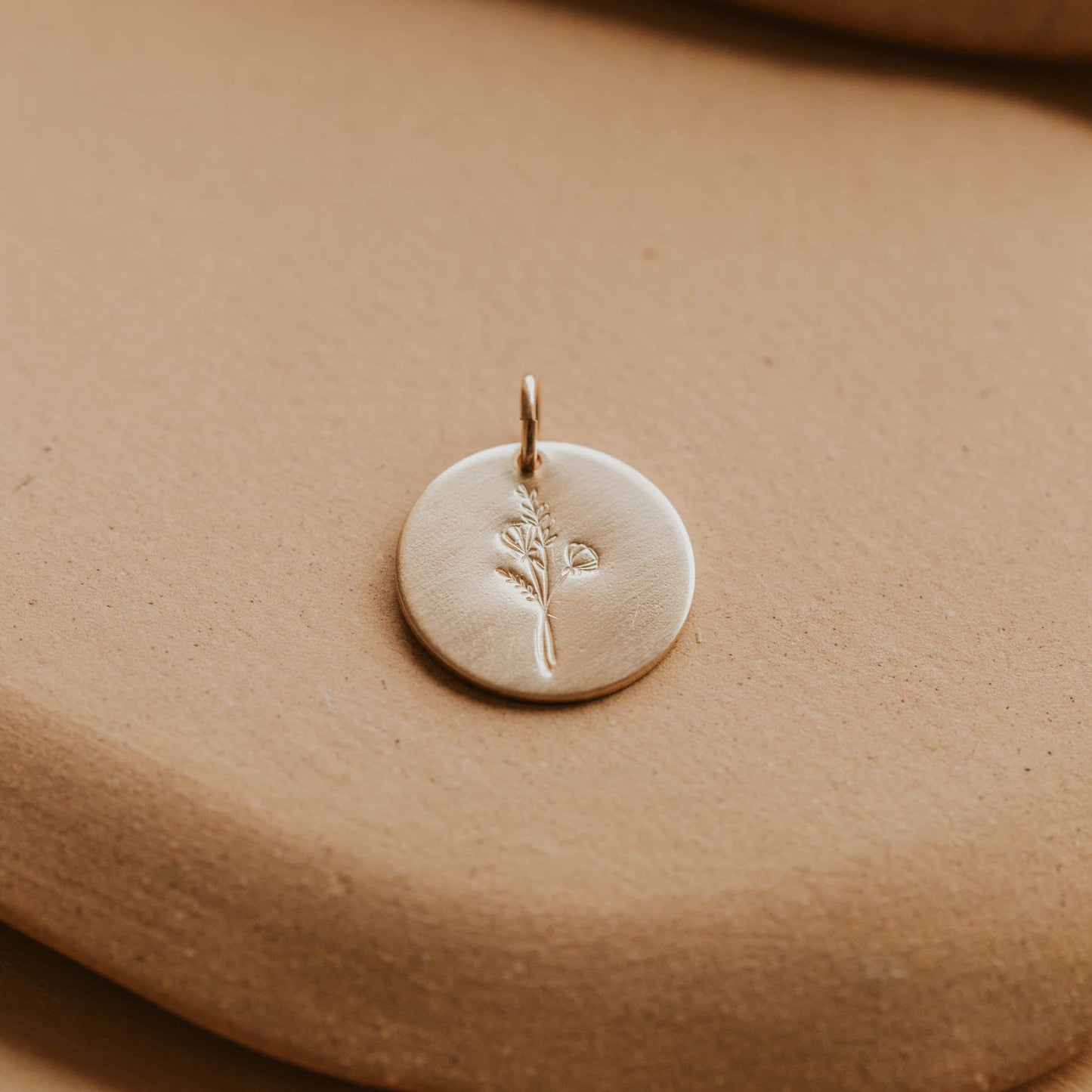 Raising Wildflowers Circle Pendant