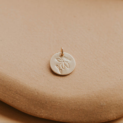 Birth Flower In Bloom Charm