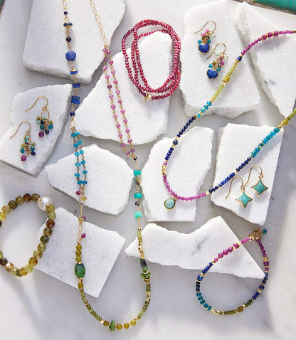 Aurora Multi Gemstone Necklace